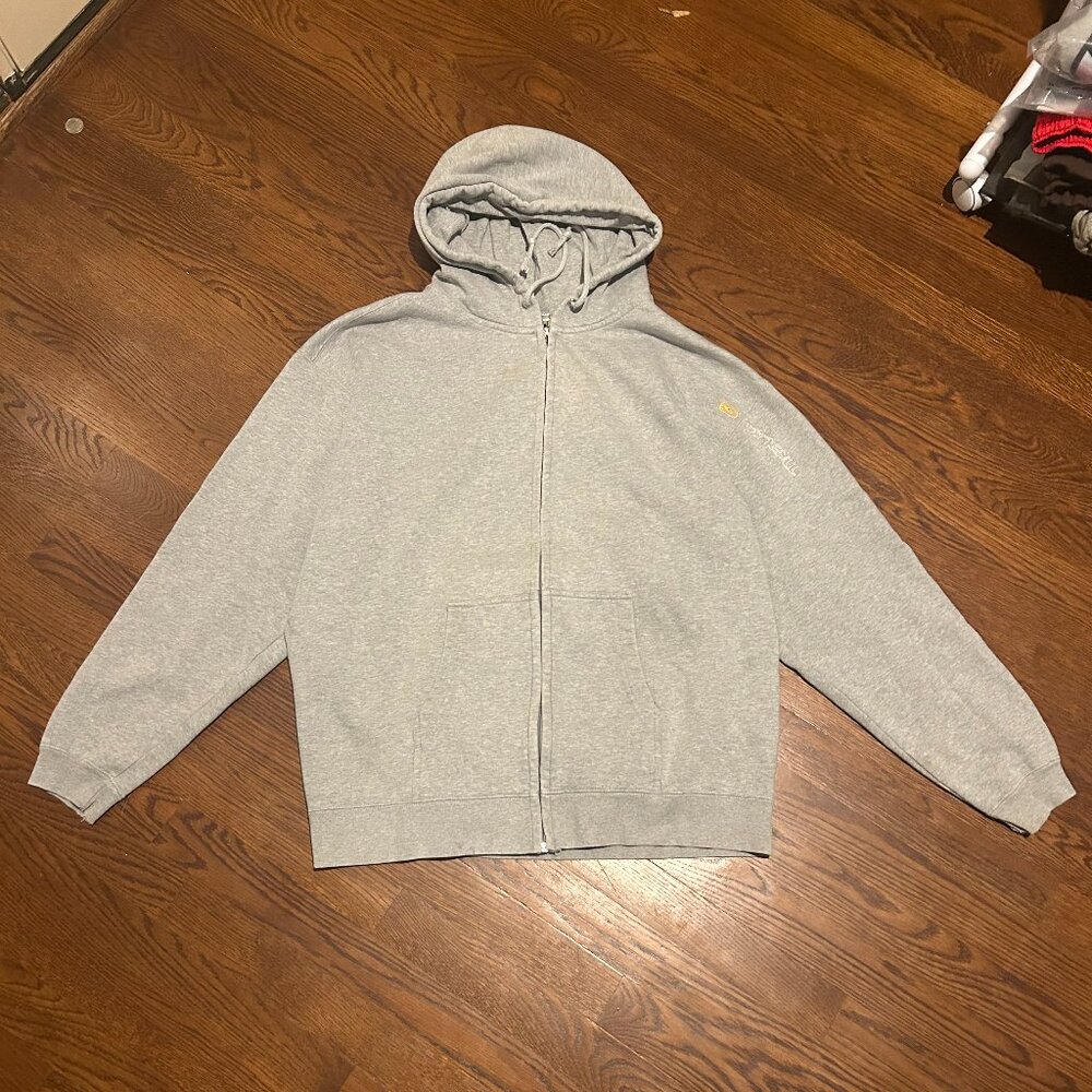 Oneill Surfwear Gray Zip Up Hoodie Size XL